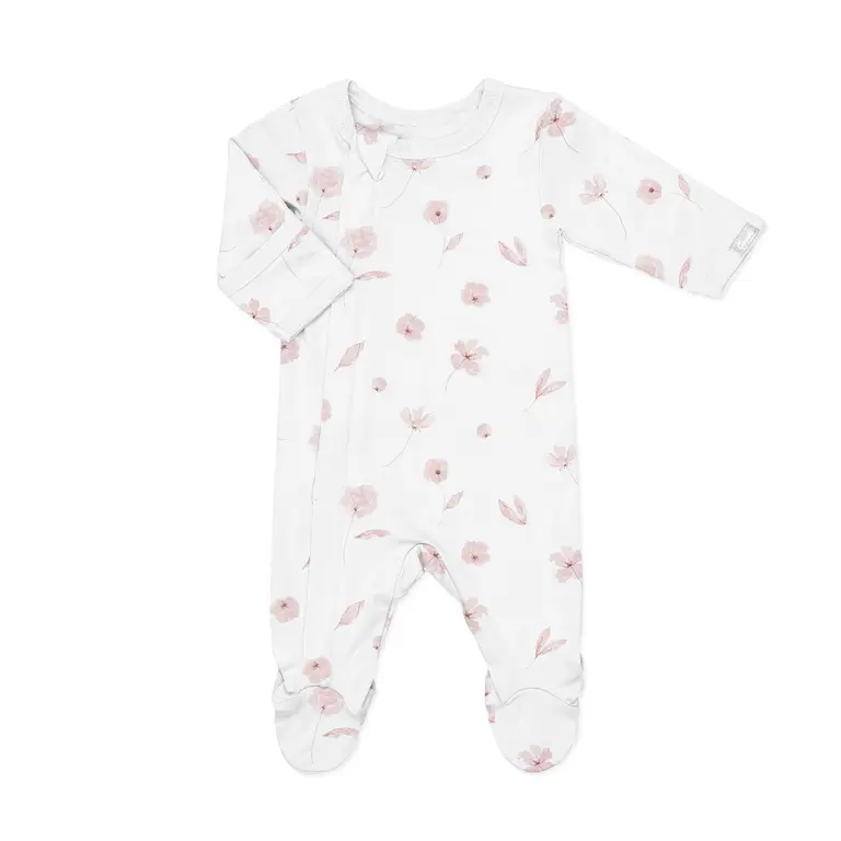 COCCOLI MODAL ZIP-UP SLEEPER - FLOWERS