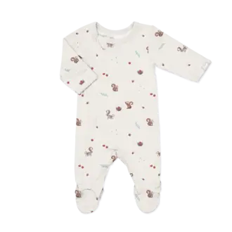 COCCOLI MODAL ZIP-UP SLEEPER – SQUIRREL