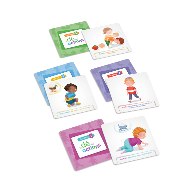 LE DÉ DES ACTIONS - CARTES SUPPLÉMENTAIRES