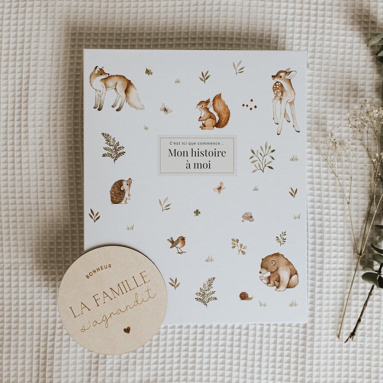 LE PETIT TABLEAU NOIR LIVRE DE NAISSANCE - ANIMAL DOUCEUR
