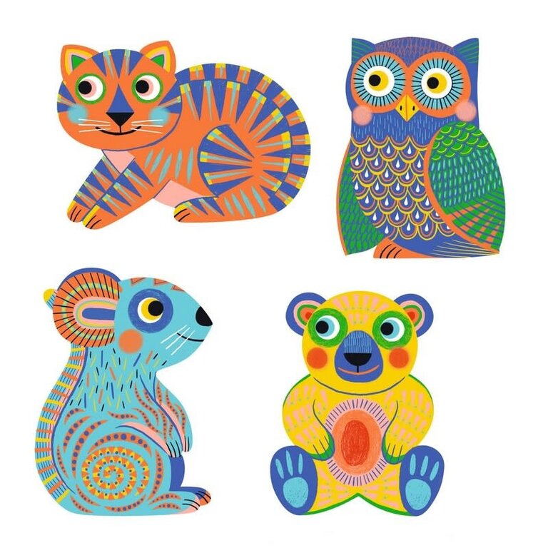 DJECO DJECO - COLORIAGES MAGIQUES - ANIMALO-MA