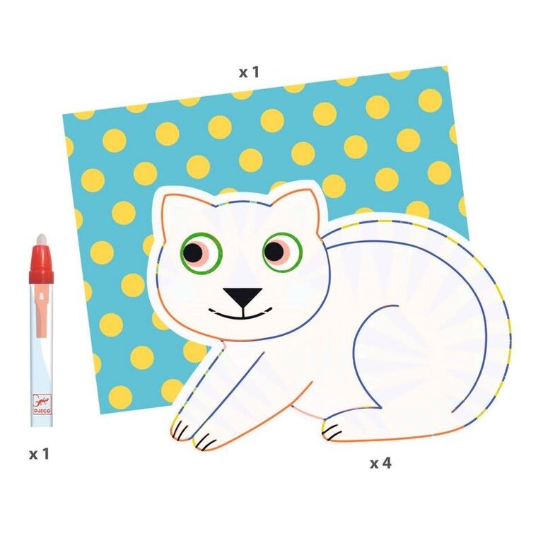 DJECO DJECO - COLORIAGES MAGIQUES - ANIMALO-MA