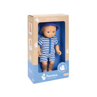 DJECO DJECO - POMEA - POUPÉE GARÇON POUR LE BAIN - OLIVE