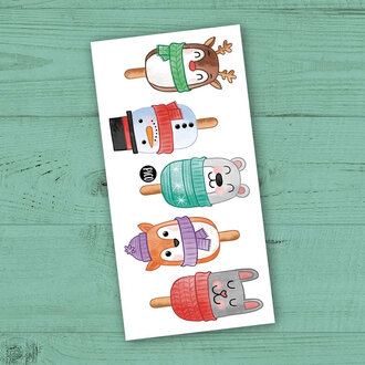 PICO TATOO PICO TATOO - TATOUAGES TEMPORAIRES -  GÂTEAUX POPSICLES DE NOËL