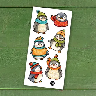 PICO TATOO TATOUAGES TEMPORAIRES - LES CHALEUREUX MANCHOTS