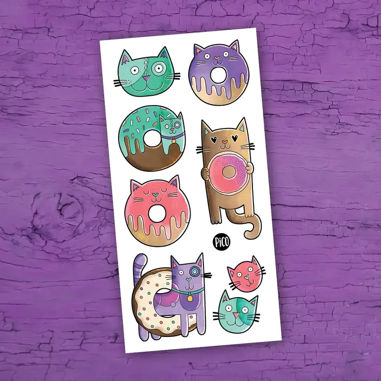PICO TATOO TATOUAGES TEMPORAIRES - LES CHATS-BEIGNES