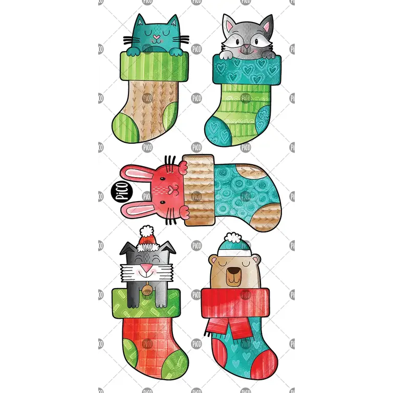 PICO TATOO  TEMPORARY TATTOOS - CHRISTMAS STOCKS