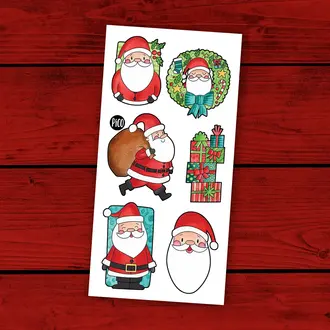 PICO TATOO TATOUAGES TEMPORAIRES - LE PÈRE NOËL