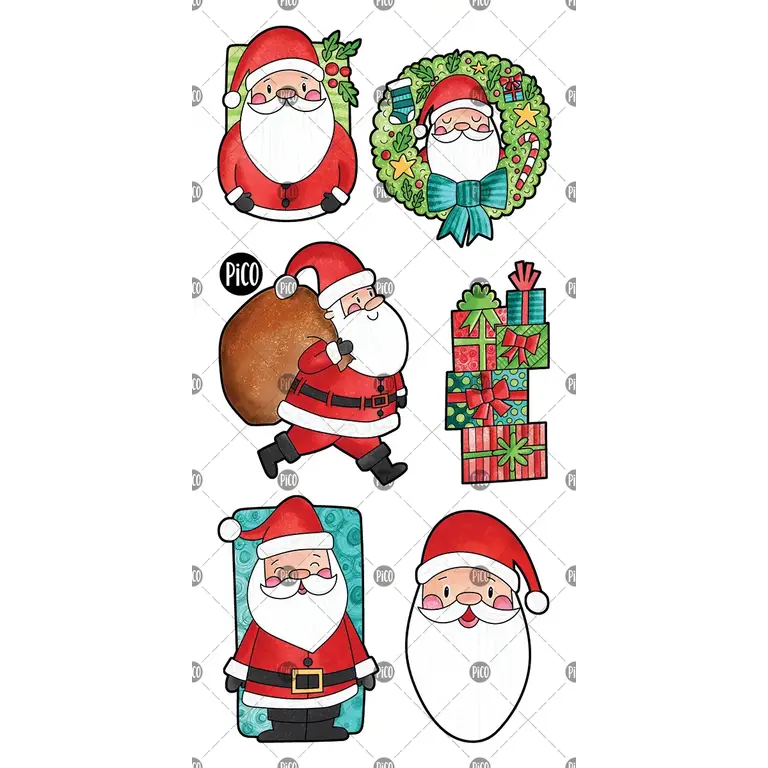 PICO TATOO TATOUAGES TEMPORAIRES - LE PÈRE NOËL