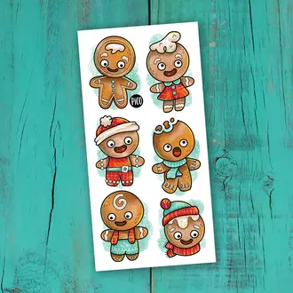 PICO TATOO TATOUAGES TEMPORAIRES - LES BISCUITS EN PAIN D'ÉPICE