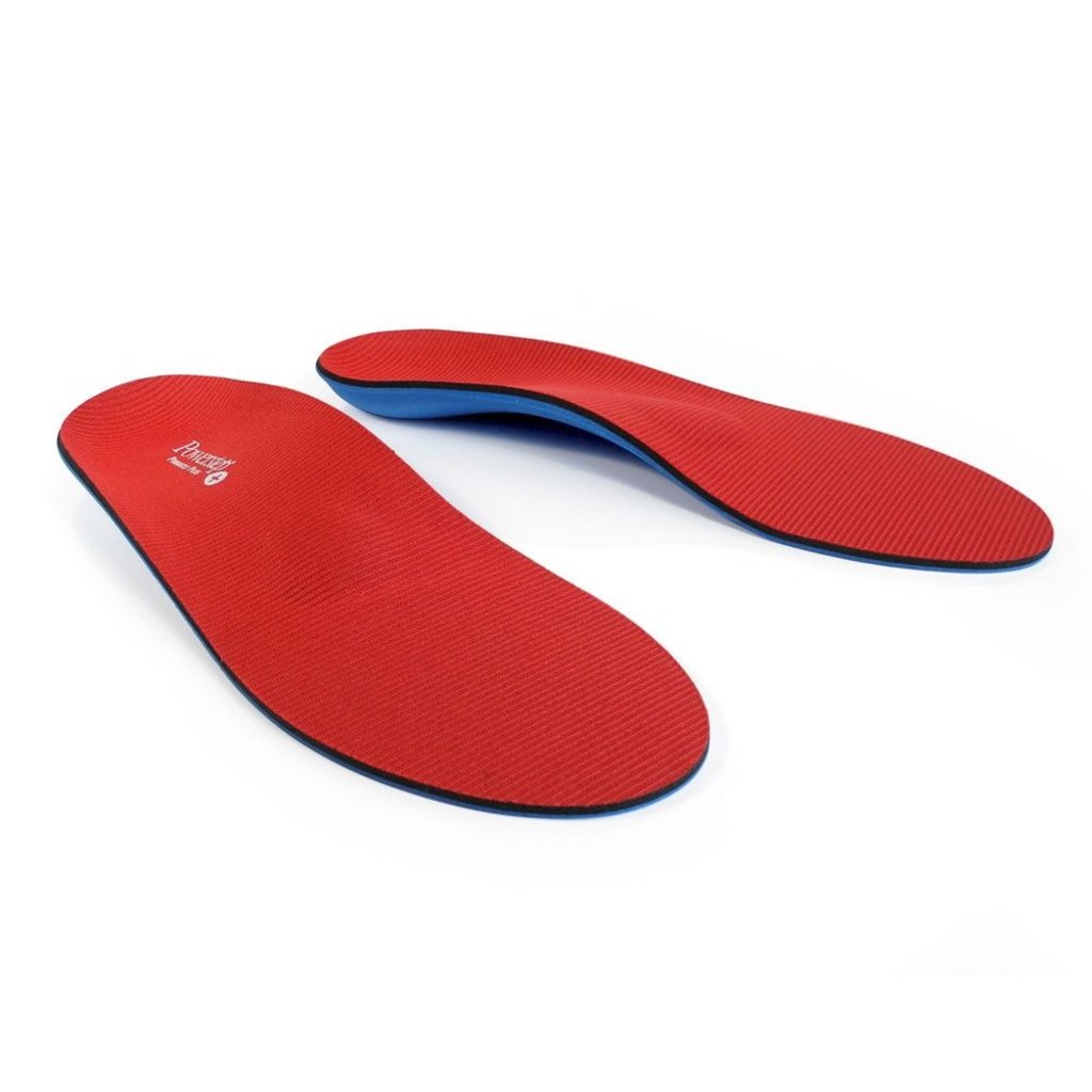 Powerstep Pinnacle Plus Met Insoles Red//Blue