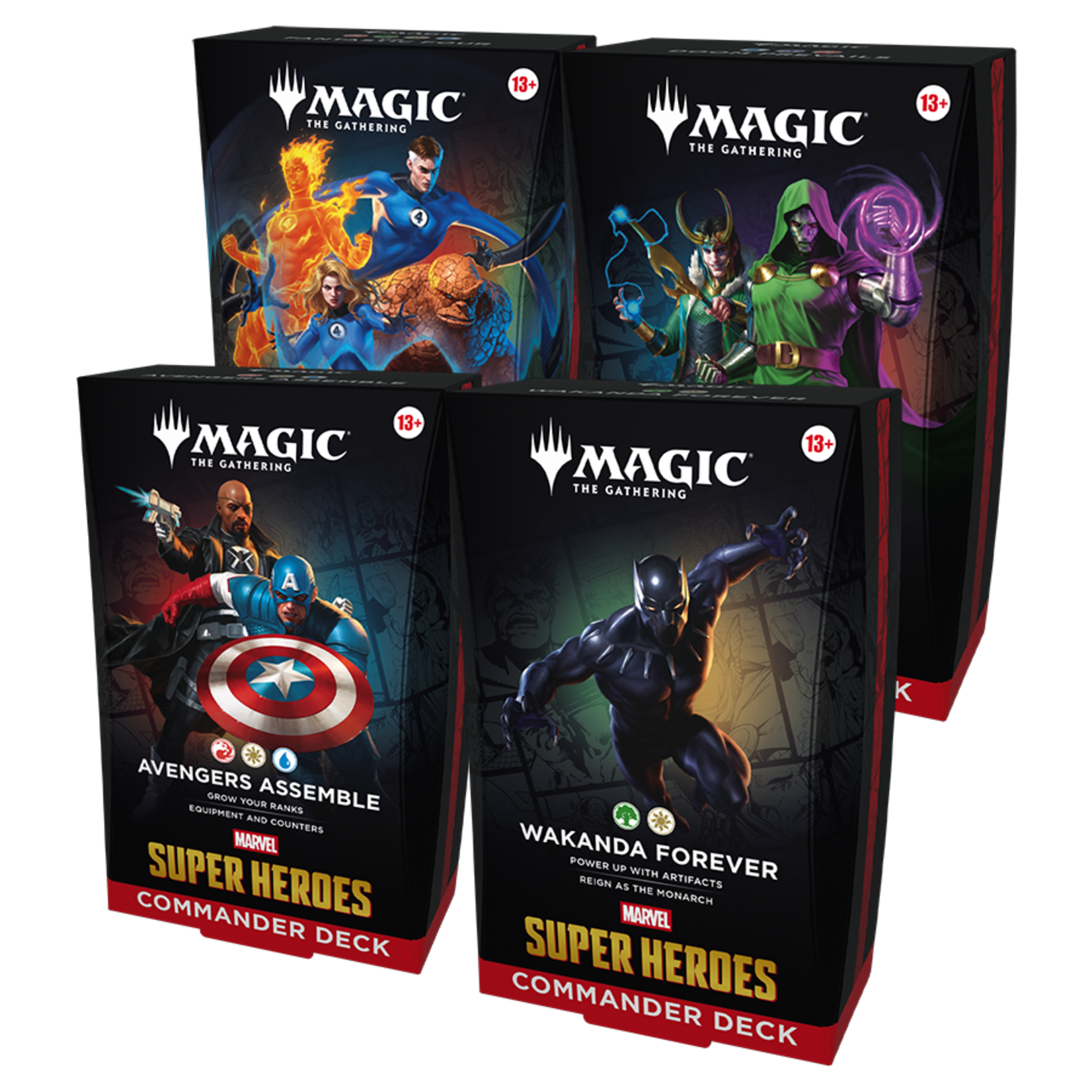 Wizards of the Coast Marvel: Super Heroes Commander Deck Display
