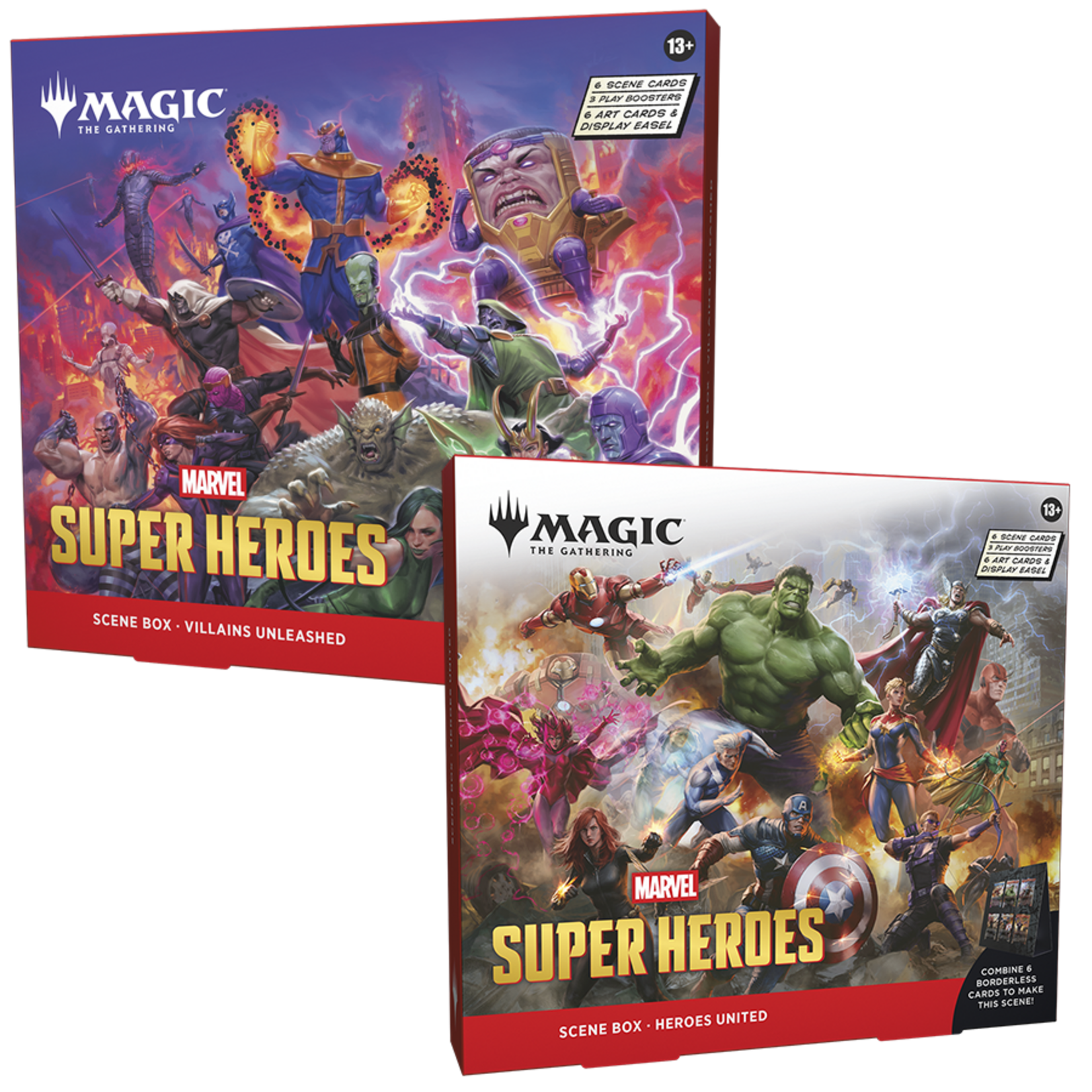 Wizards of the Coast Marvel: Super Heroes Scene Box (set of two)