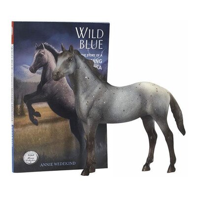 Breyer Wild Blue Horse and Book Set