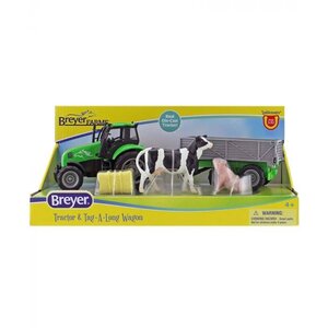 Breyer Breyer - Breyer Farms Tractor & Tag-A-Long Wagon