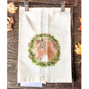Ox Bow Ox Bow Equestrian Wreath Hand Towel