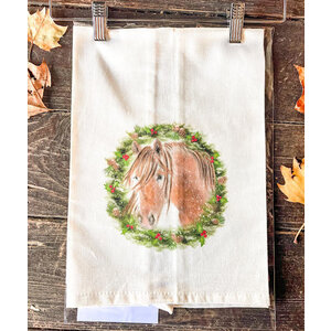 Ox Bow Ox Bow Equestrian Wreath Hand Towel