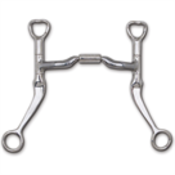 Flat Shank with Low Port Comfort Snaffle MB 04 5"