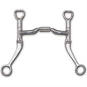 Myler Flat Shank with Low Port Comfort Snaffle Bit MB 04 5"