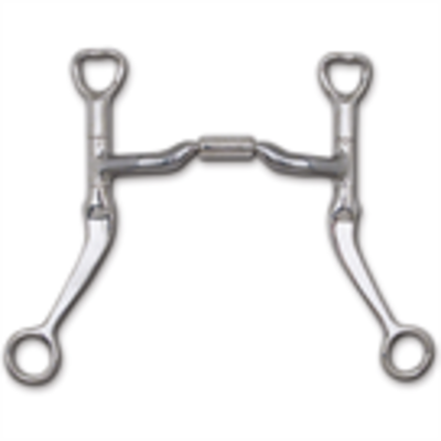 Myler Flat Shank with Low Port Comfort Snaffle Bit MB 04 5"