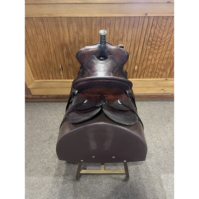 wt160 Used Western Barrel Saddle 13"