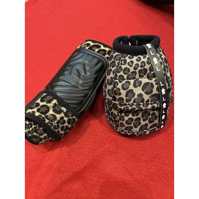 T168 Cheetah Classic Equine No Turn Bell Boots L