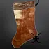 Equipage Imports Equestrian Christmas Snaffle Bit Leather Christmas Stocking XL