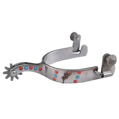 1205-LY-SR Reinsman Rose Spurs Ladies/Youth