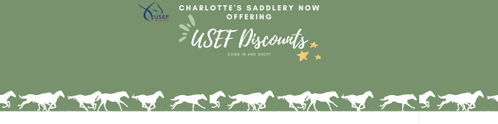 Charlotte's Saddlery banner 2