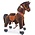 Ride-On Pony Toy Age 4-8 / 88 pounds