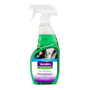 Vetrolin Green Spot Out Spray-On Dry Horse Shampoo