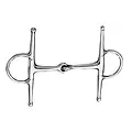 Korsteel - Medium Weight Full Cheek Eggbutt Snaffle Bit