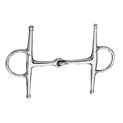 Korsteel - Medium Weight Full Cheek Eggbutt Snaffle Bit
