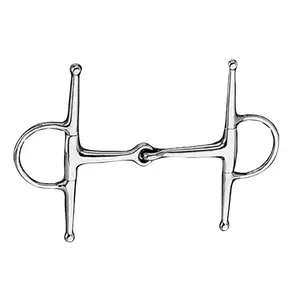 Korsteel - Medium Weight Full Cheek Eggbutt Snaffle Bit