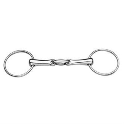 Stainless Steel Oval Link Loose Ring Snaffle Bit