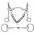 Shires Shires Weymouth Set Wide Port Bit - 5"