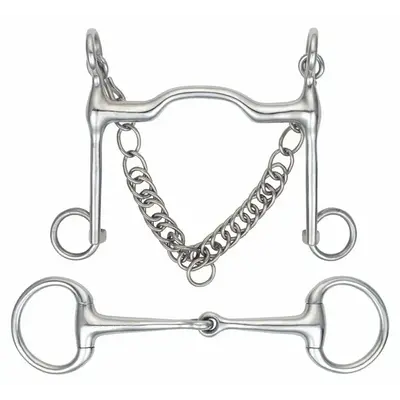 Shires Shires Weymouth Set Wide Port Bit - 5"