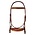 Edgewood - 3/4'' Fancy Stitched Raised Padded Crown Bridle - Oversized