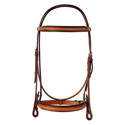 Edgewood - 3/4'' Fancy Stitched Raised Padded Crown Bridle - Oversized