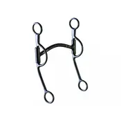 Miscellaneous Misc. Double Rein Sweet Iron Mullen Mouth Bit