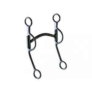 Miscellaneous Misc. Double Rein Sweet Iron Mullen Mouth Bit