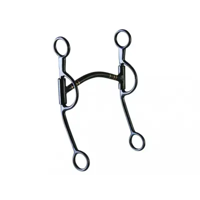 Miscellaneous Misc. Double Rein Sweet Iron Mullen Mouth Bit