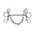 Korsteel Pelham Mullen Mouth Bit -