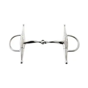 Korsteel Slow Twist Full Cheek Eggbutt Bit 4 1/2"