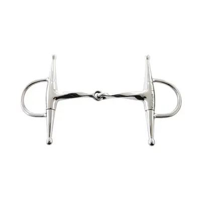 Korsteel Slow Twist Full Cheek Eggbutt Bit 4 1/2"