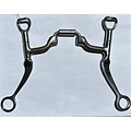 Myler Flat Shank with Correctional Low Ported Barrel Bit