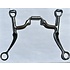 Myler Flat Shank with Correctional Low Ported Barrel Bit