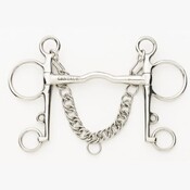 Centaur Stainless Steel Polo Pelham w/ 6" Cheeks Bit 5"
