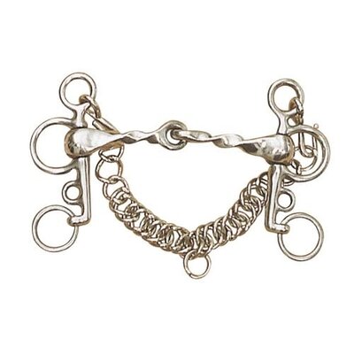 Centaur Stainless Steel Slow Twist Tom Thumb Pelham Bit -