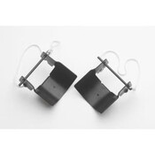 Equi-Essentials - Steel Jump Cups with Black Pins